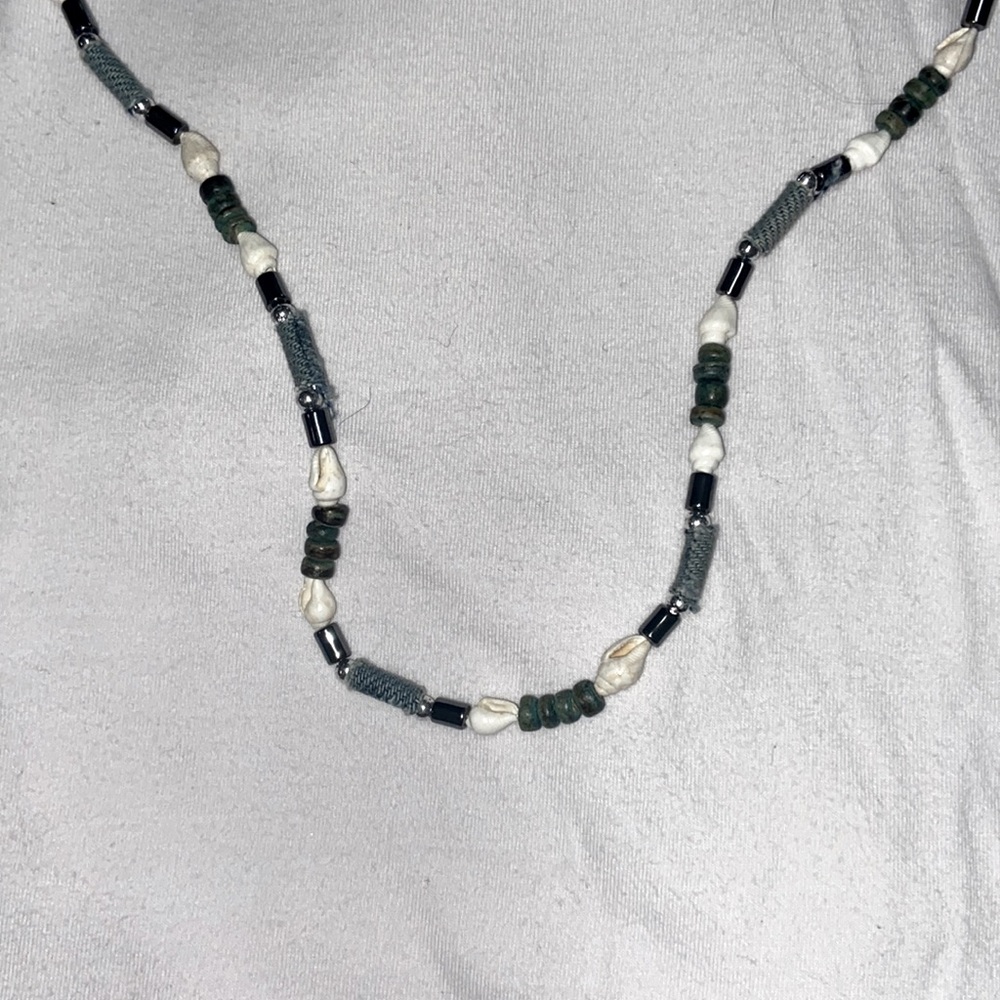 Natural beaded necklace